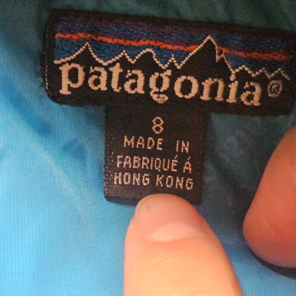 Vintage Patagonia Down Puffer Light Jacket Womens 8 Nylon Gorpcore Retro 90s‎ - Picture 3 of 9